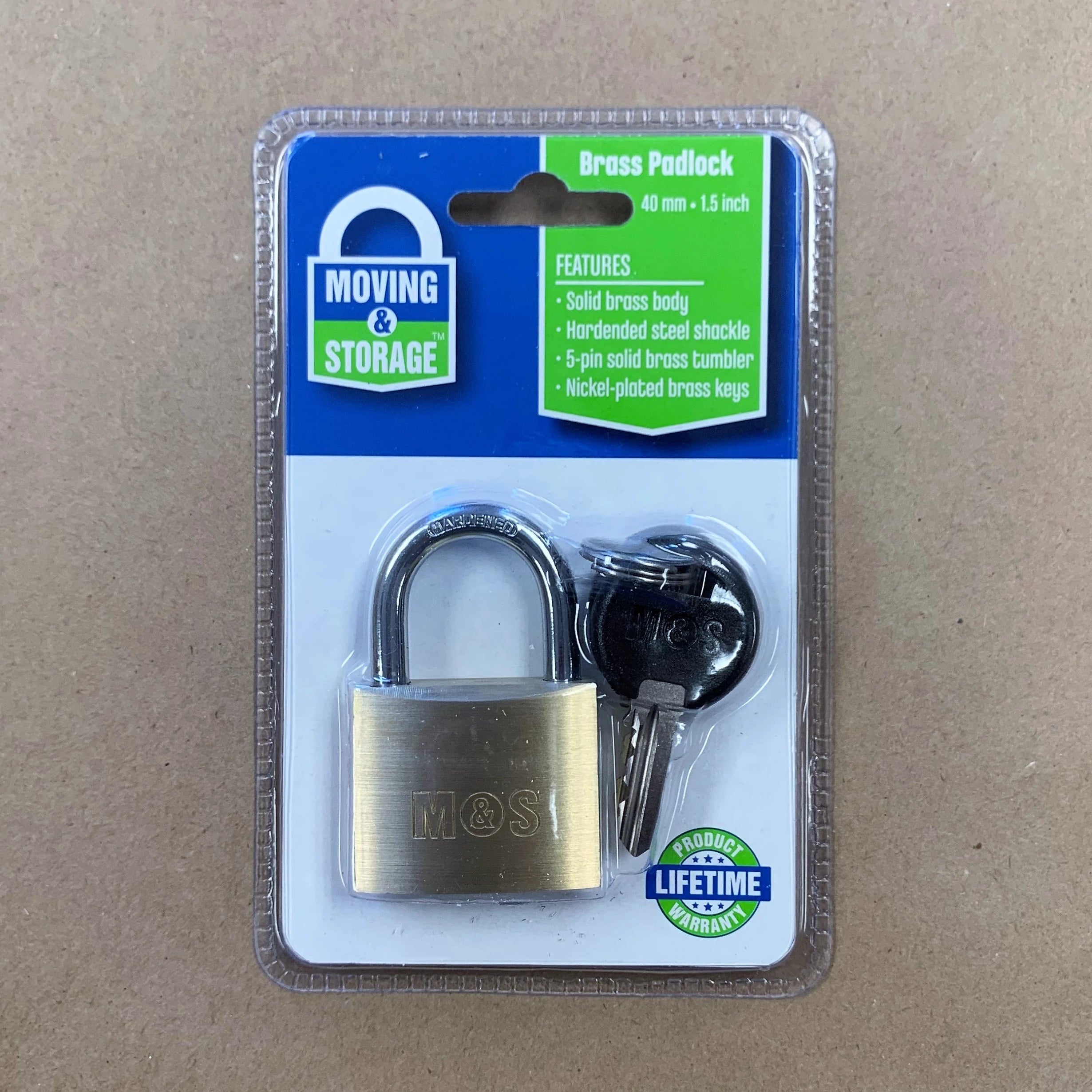 Brass Padlock - 1.5