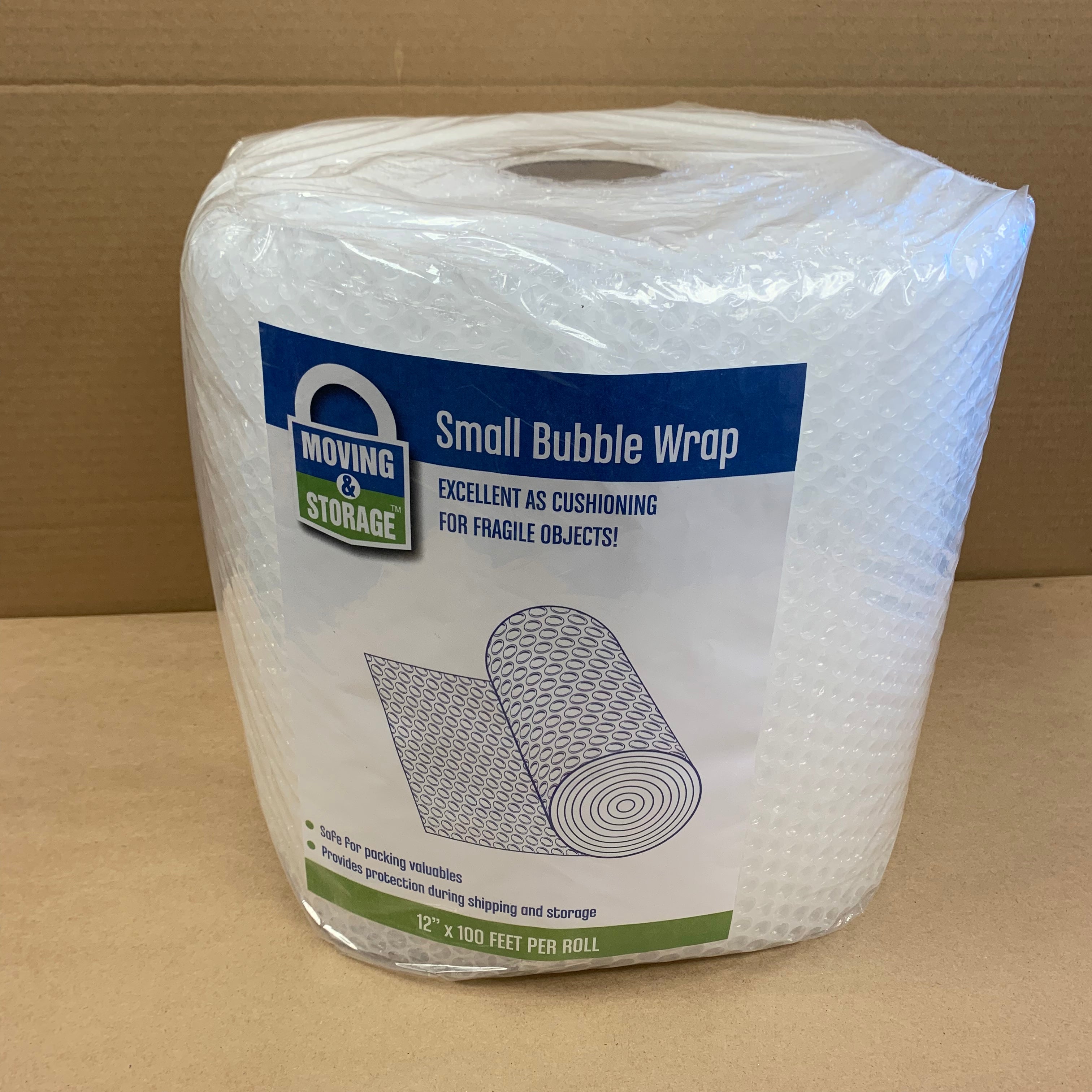 Small Bubble Wrap - 12" x 100'